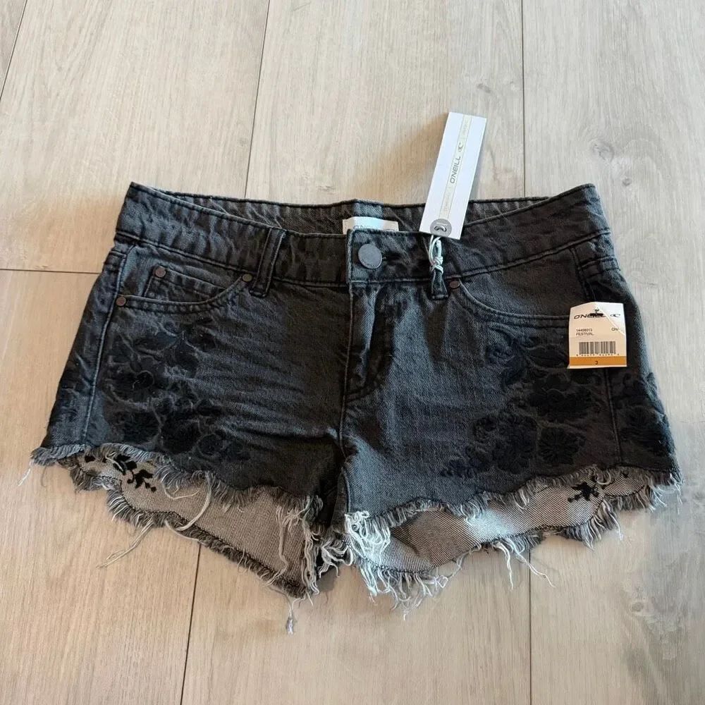 Oneill women demin shorts size 3